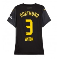 Dámy Fotbalový dres Borussia Dortmund Waldemar Anton #3 2024-25 Venkovní Krátký Rukáv